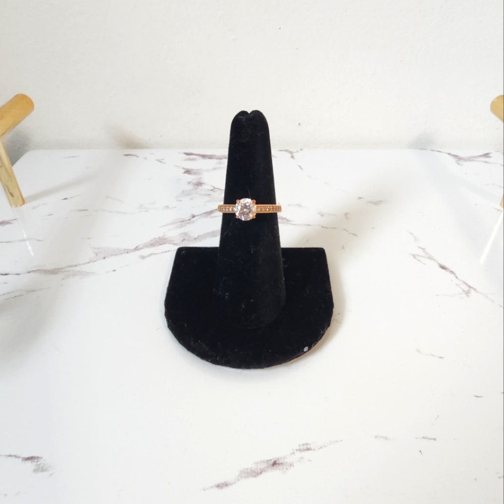 Swarvoski Rose Gold Constella Cocktail Ring Size 7